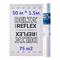 Пароизоляция Дельта Хет Рефлекс (6500р) DELTA HEAT REFLEX  (рулон 75м2) (производство Россия)
