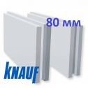 Пазогребневая плита Кнауф 80 мм (225 р) обычная полнотелая, пгп 667*500*80 мм